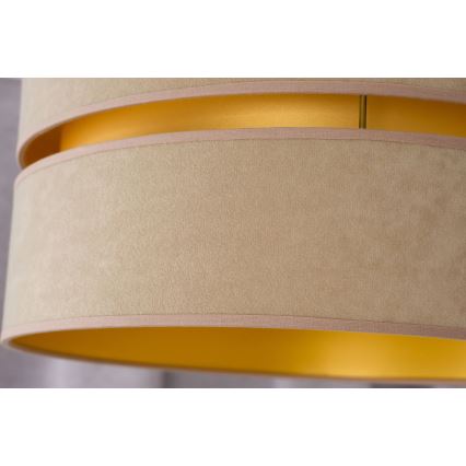 Duolla - Luster na lanku DUO 1xE27/15W/230V pr. 40 cm béžová