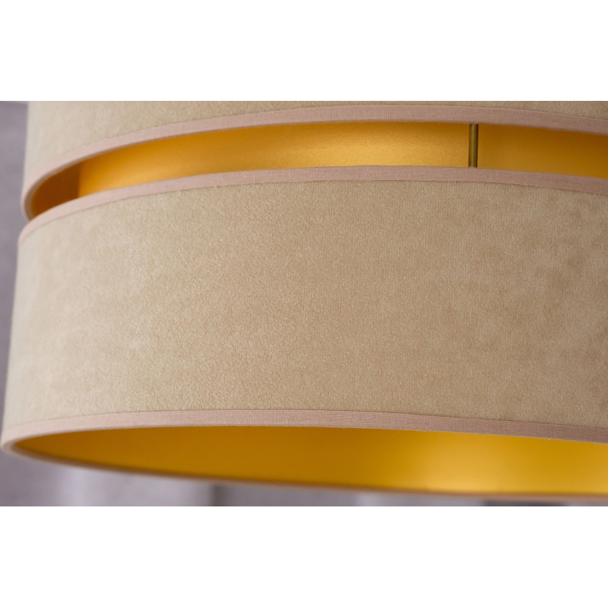 Duolla - Luster na lanku DUO 1xE27/15W/230V pr. 40 cm béžová
