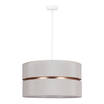 Duolla - Luster na lanku DUO 1xE27/15W/230V pr. 40 cm krémová/zlatá