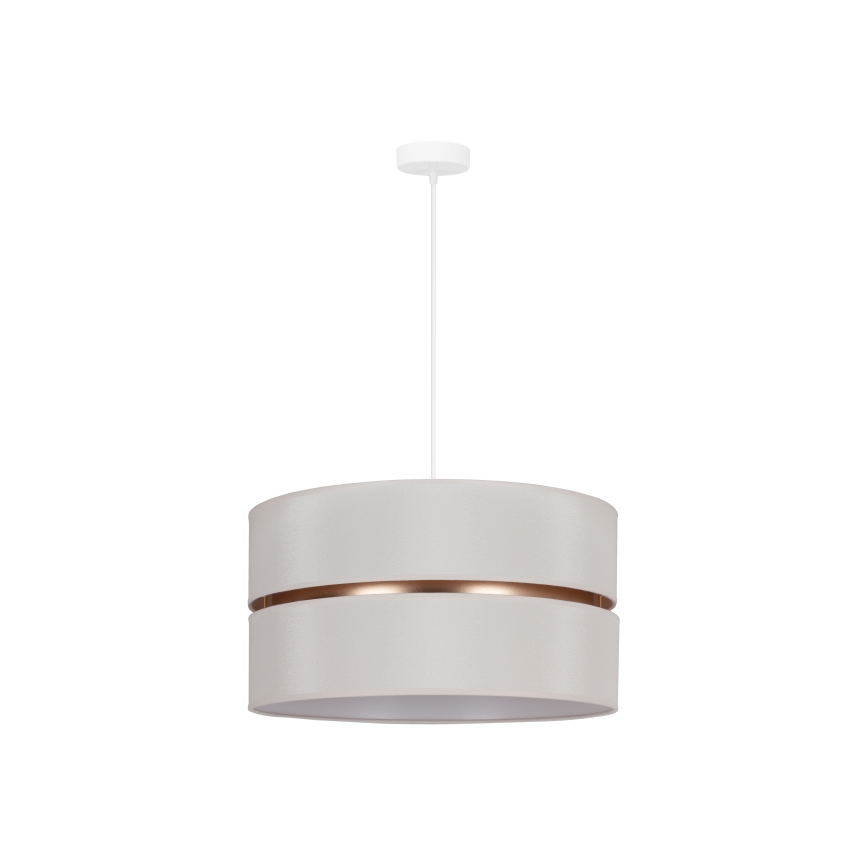Duolla - Luster na lanku DUO 1xE27/15W/230V pr. 40 cm krémová/zlatá