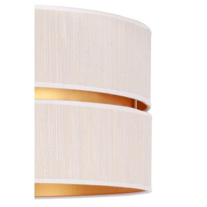 Duolla - Luster na lanku DUO 1xE27/15W/230V pr. 40 cm krémová/zlatá