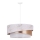 Duolla - Luster na lanku KOBO 1xE27/15W/230V pr. 45 cm biela/rosegold