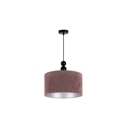 Duolla - Luster na lanku LYON 1xE27/15W/230V pr. 40 cm hnedá