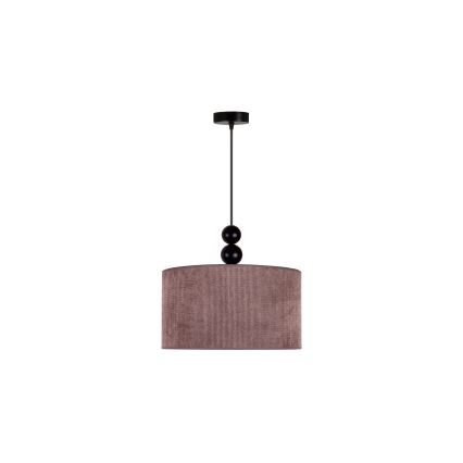 Duolla - Luster na lanku LYON 1xE27/15W/230V pr. 40 cm hnedá