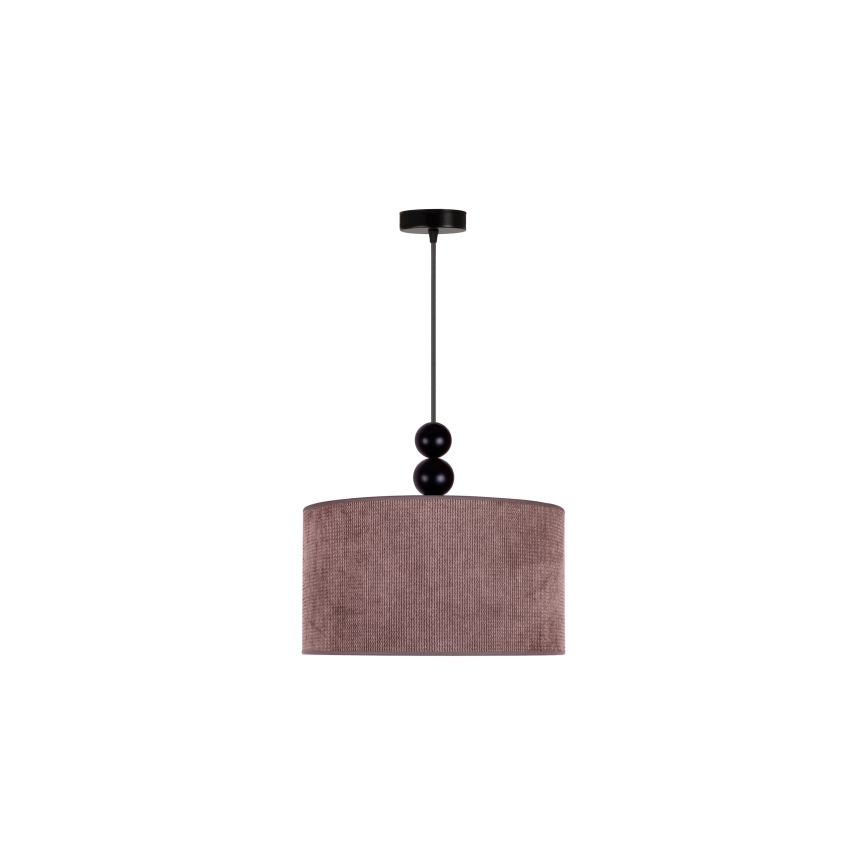 Duolla - Luster na lanku LYON 1xE27/15W/230V pr. 40 cm hnedá