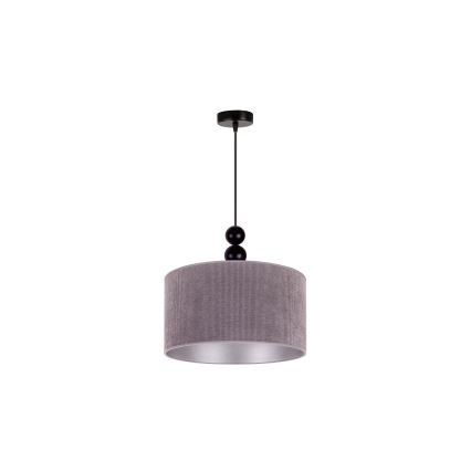 Duolla - Luster na lanku LYON 1xE27/15W/230V pr. 40 cm šedá