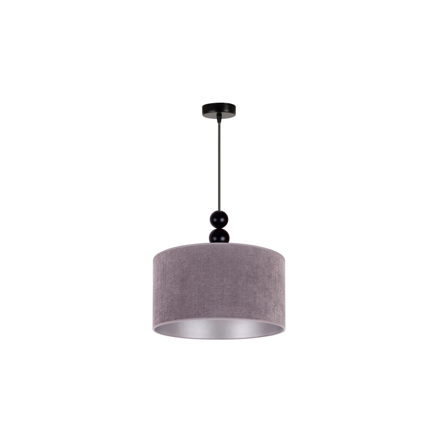 Duolla - Luster na lanku LYON 1xE27/15W/230V pr. 40 cm šedá