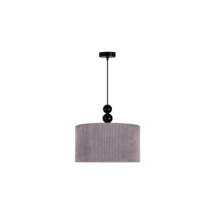 Duolla - Luster na lanku LYON 1xE27/15W/230V pr. 40 cm šedá