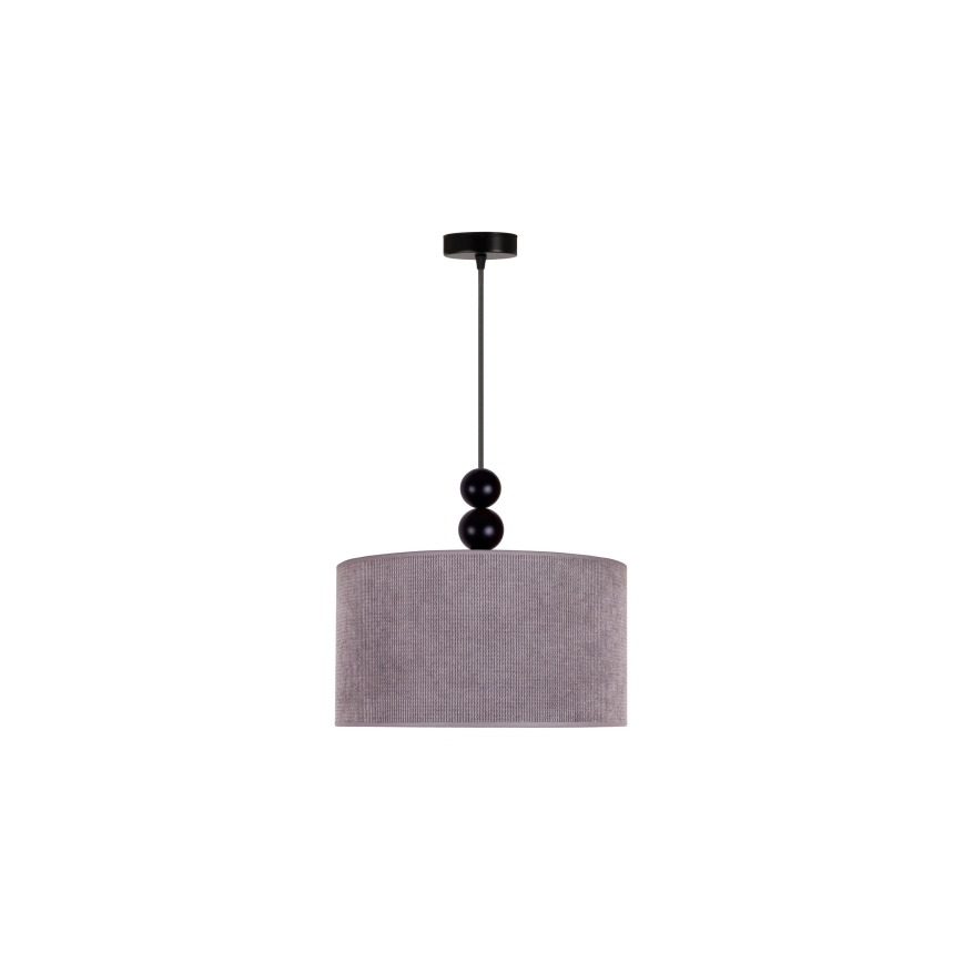 Duolla - Luster na lanku LYON 1xE27/15W/230V pr. 40 cm šedá