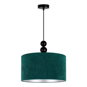 Duolla - Luster na lanku LYON 1xE27/15W/230V pr. 40 cm zelená