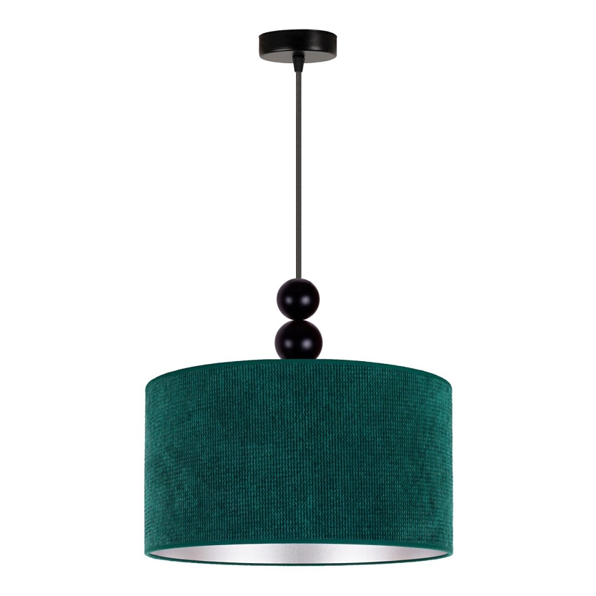 Duolla - Luster na lanku LYON 1xE27/15W/230V pr. 40 cm zelená