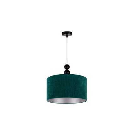Duolla - Luster na lanku LYON 1xE27/15W/230V pr. 40 cm zelená