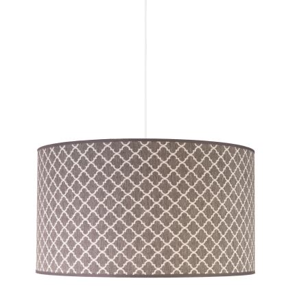 Duolla - Luster na lanku MAROKO 1xE27/40W/230V pr. 45 cm šedá