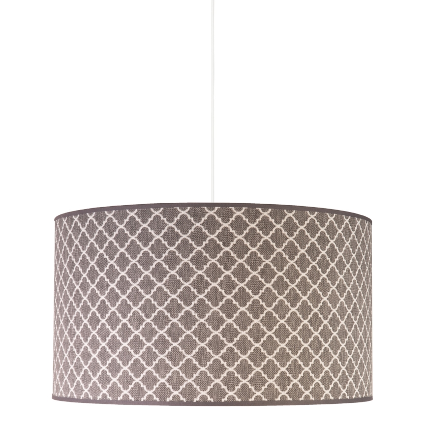 Duolla - Luster na lanku MAROKO 1xE27/40W/230V pr. 45 cm šedá