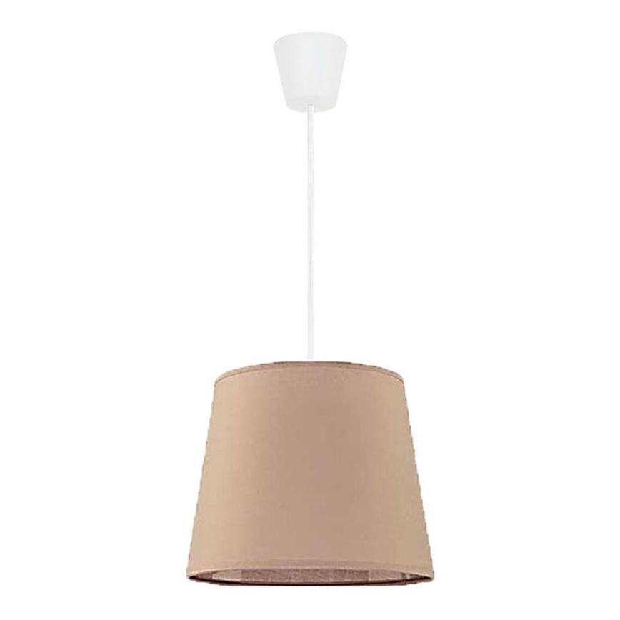 Duolla - Luster na lanku SOLO 1xE27/40W/230V pr. 24 cm béžová