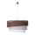 Duolla - Luster na lanku TRIO 1xE27/40W/230V pr. 45 cm hnedá/béžová/biela