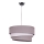 Duolla - Luster na lanku TRIO 1xE27/40W/230V pr. 45 cm šedá/biela
