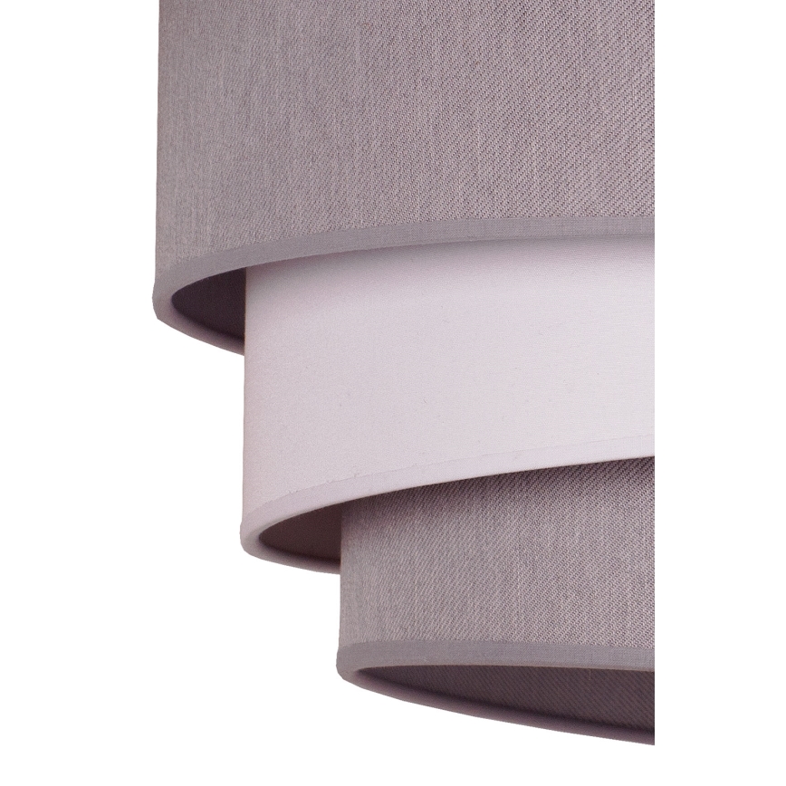 Duolla - Luster na lanku TRIO 1xE27/40W/230V pr. 45 cm šedá/biela
