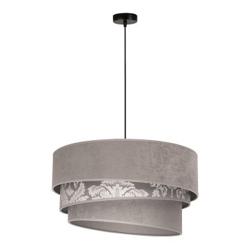 Duolla - Luster na lanku TRIO 1xE27/40W/230V pr. 45 cm šedá