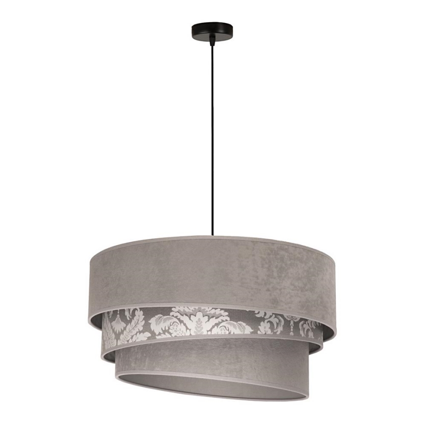 Duolla - Luster na lanku TRIO 1xE27/40W/230V pr. 45 cm šedá