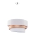 Duolla - Luster na lanku TRIO 1xE27/40W/230V pr. 45 cm zlatá/biela