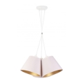 Duolla - Luster na lanku TWIGGY 3xE27/40W/230V pr. 60 cm biela