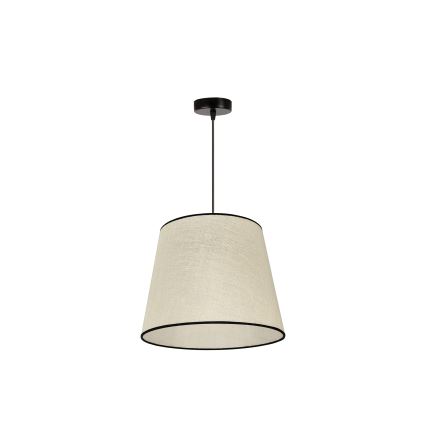 Duolla - Luster na lanku YUTE 1xE27/15W/230V pr. 38 cm šedá/čierna