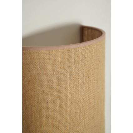 Duolla - Nástenné svietidlo YUTE 1xE27/15W/230V pr. 20 cm hnedá