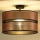 Duolla - Prisadený luster COPPER SHINY 1xE27/15W/230V pr. 40 cm medená/čierna