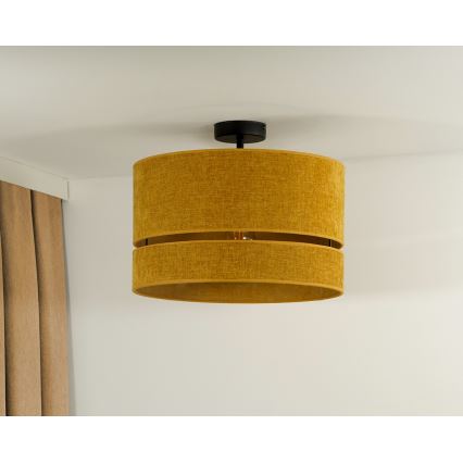 Duolla - Prisadený luster DOUBLE 1xE27/15W/230V pr. 40 cm oranžová