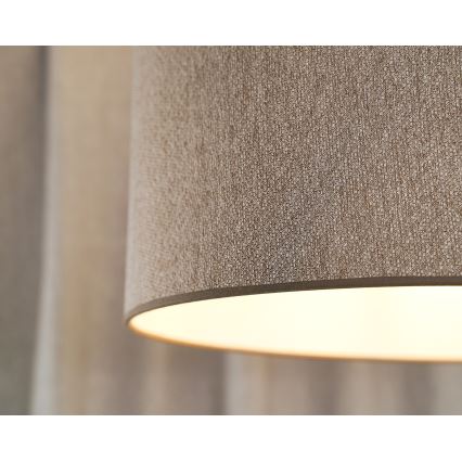Duolla - Prisadený luster ROLLER ECO RECYCLING 1xE27/15W/230V pr. 45 cm hnedá