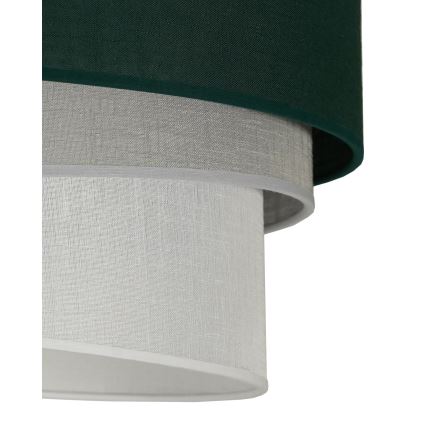 Duolla - Prisadený luster TRIO 1xE27/15W/230V pr. 45 cm zelená/šedá/biela