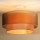 Duolla - Prisadený luster WOOD BOHO 1xE27/15W/230V pr. 45 cm medená/béžová