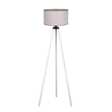 Duolla - Stojacia lampa 1xE27/60W/230V pr. 44 cm béžová/biela