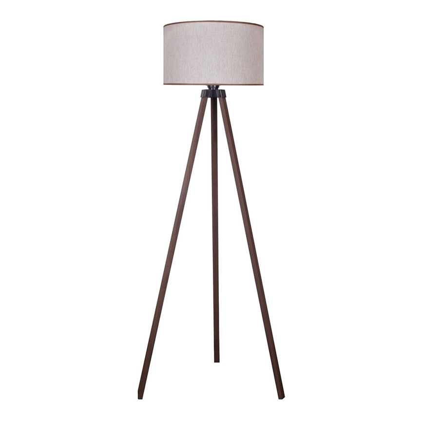 Duolla - Stojacia lampa 1xE27/60W/230V pr. 44 cm béžová/hnedá