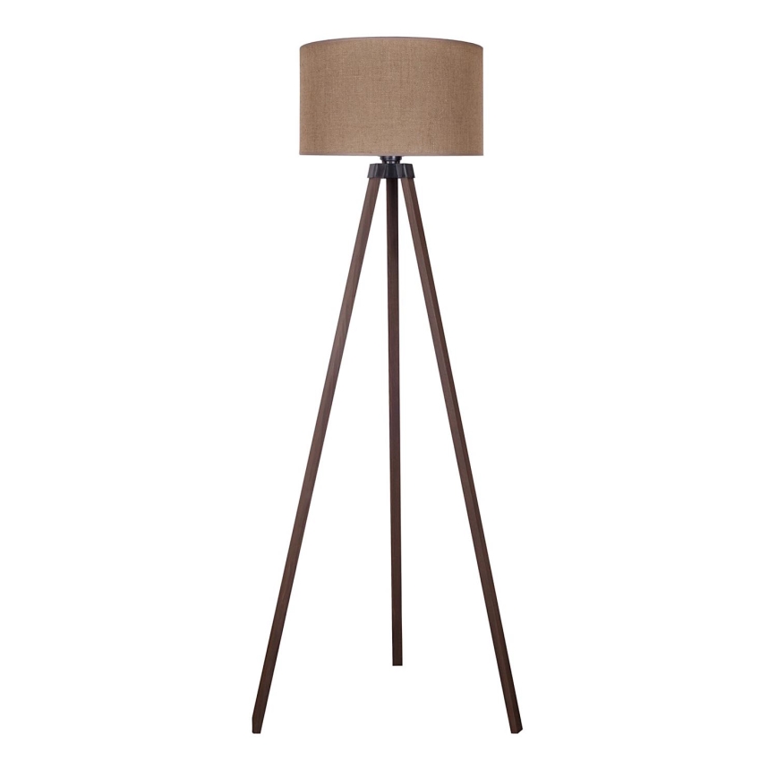 Duolla - Stojacia lampa 1xE27/60W/230V pr. 44 cm hnedá