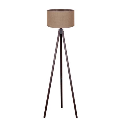 Duolla - Stojacia lampa 1xE27/60W/230V pr. 44 cm hnedá/wenge