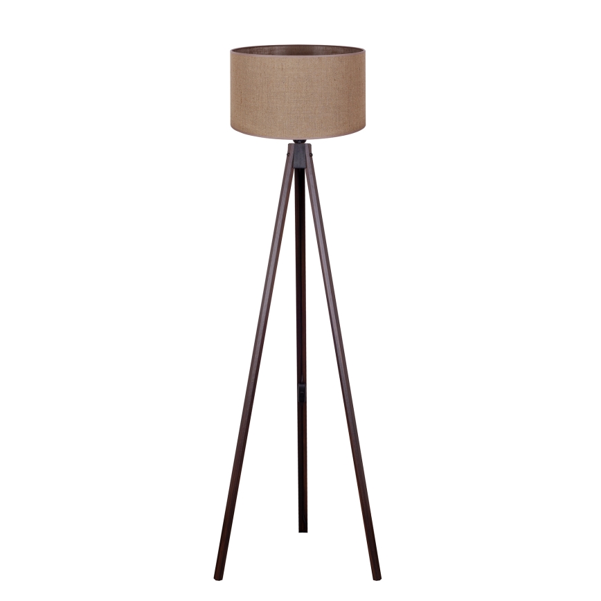 Duolla - Stojacia lampa 1xE27/60W/230V pr. 44 cm hnedá/wenge