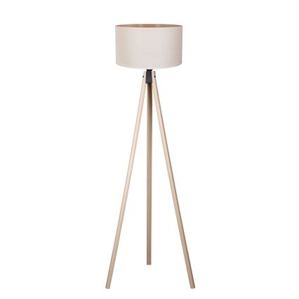 Duolla - Stojacia lampa 1xE27/60W/230V pr. 44 cm krémová/béžová