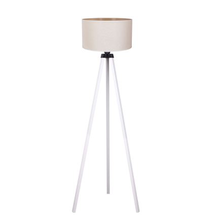 Duolla - Stojacia lampa 1xE27/60W/230V pr. 44 cm krémová/biela