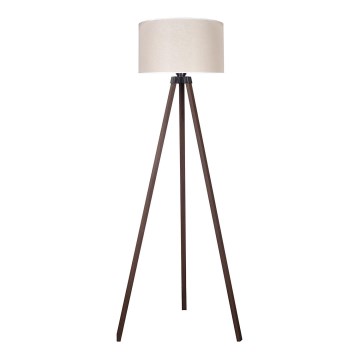 Duolla - Stojacia lampa 1xE27/60W/230V pr. 44 cm krémová/hnedá