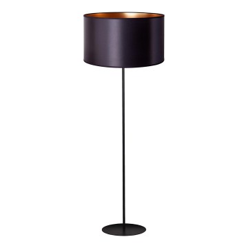 Duolla - Stojacia lampa CANNES 1xE27/15W/230V pr. 45 cm čierna/medená
