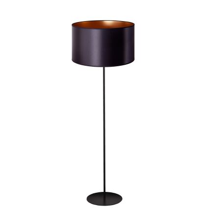 Duolla - Stojacia lampa CANNES 1xE27/15W/230V pr. 45 cm čierna/medená