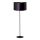 Duolla - Stojacia lampa CANNES 1xE27/15W/230V pr. 45 cm čierna/strieborná