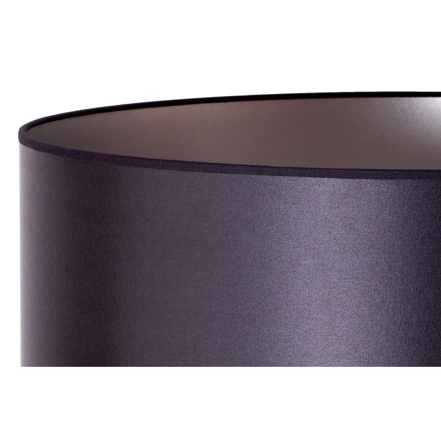 Duolla - Stojacia lampa CANNES 1xE27/15W/230V pr. 45 cm čierna/strieborná