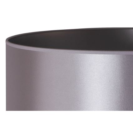 Duolla - Stojacia lampa CANNES 1xE27/15W/230V pr. 45 cm strieborná/čierna