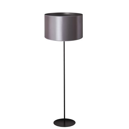 Duolla - Stojacia lampa CANNES 1xE27/15W/230V pr. 45 cm strieborná/čierna