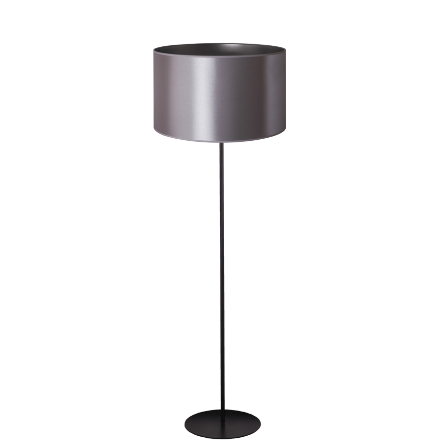 Duolla - Stojacia lampa CANNES 1xE27/15W/230V pr. 45 cm strieborná/čierna