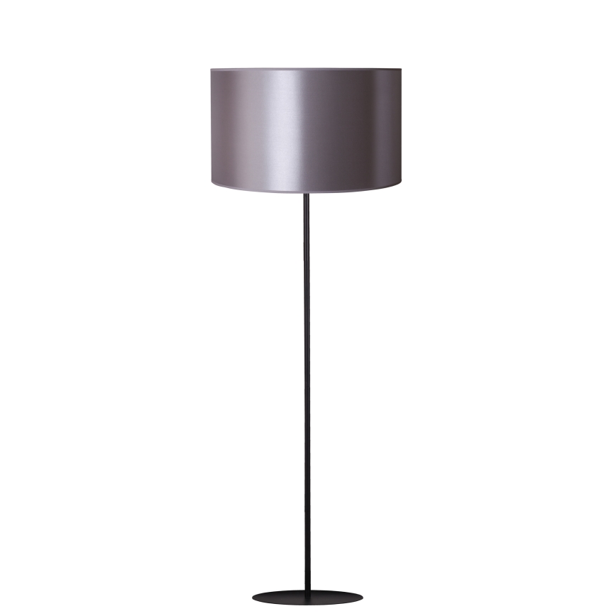 Duolla - Stojacia lampa CANNES 1xE27/15W/230V pr. 45 cm strieborná/čierna