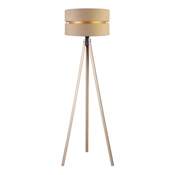 Duolla - Stojacia lampa DUO 1xE27/60W/230V pr. 44 cm béžová